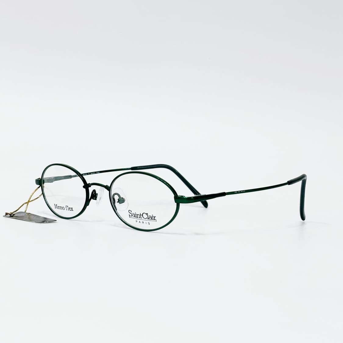 Saint clair 오벌 그린 메탈 데드스탁 빈티지안경 상품이미지2