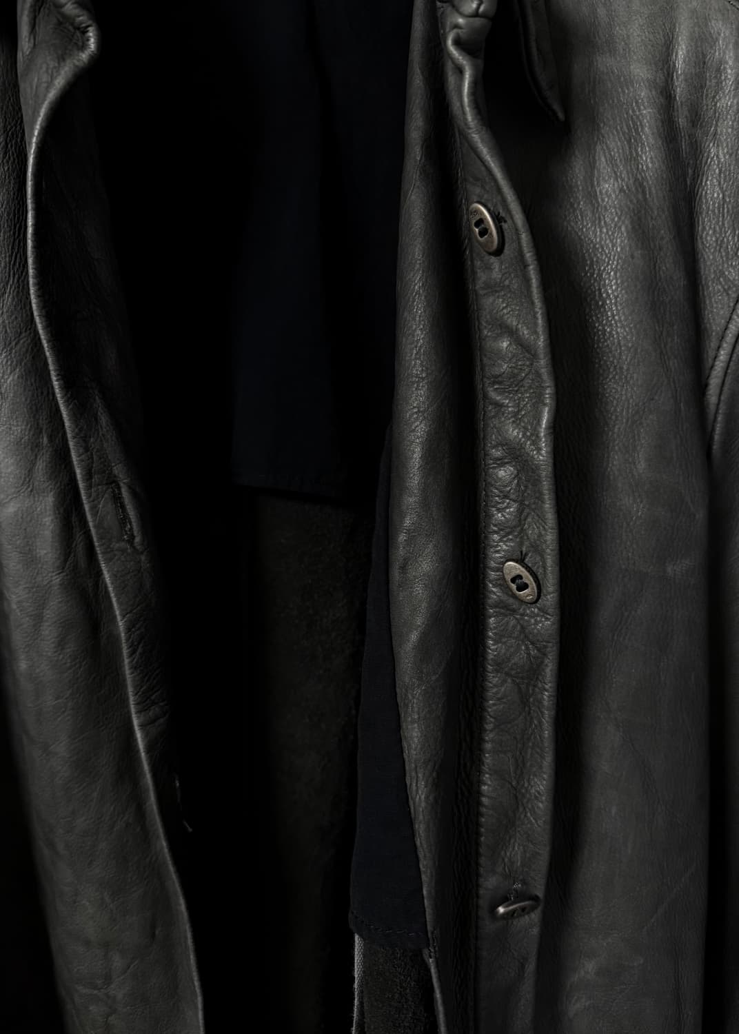 Carpe diem washable leather jacket 상품이미지3