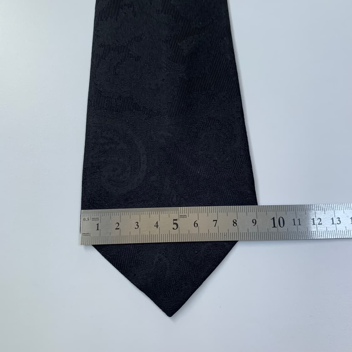 버버리(BURBERRY) 블랙 페이즐리 명품넥타이 100실크 A+등급 상품이미지10