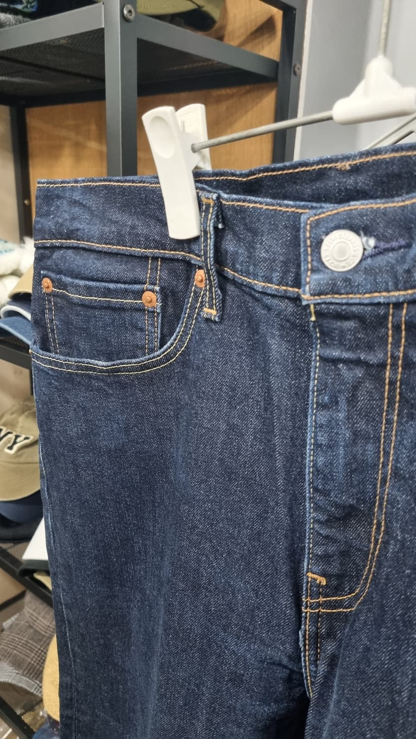 LEVIS 502 프리미엄데님 남성용 진청바지 33size 사용감 없음 상품이미지2