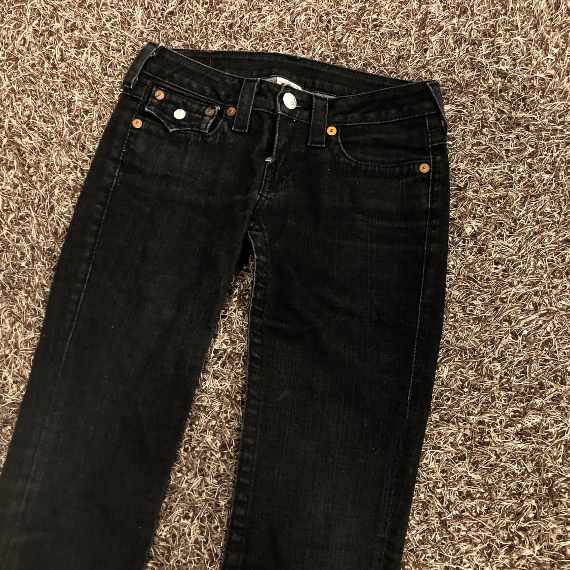 트루릴리전 Billy 빌리 블랙진 부츠컷 데님 팬츠 상품이미지6