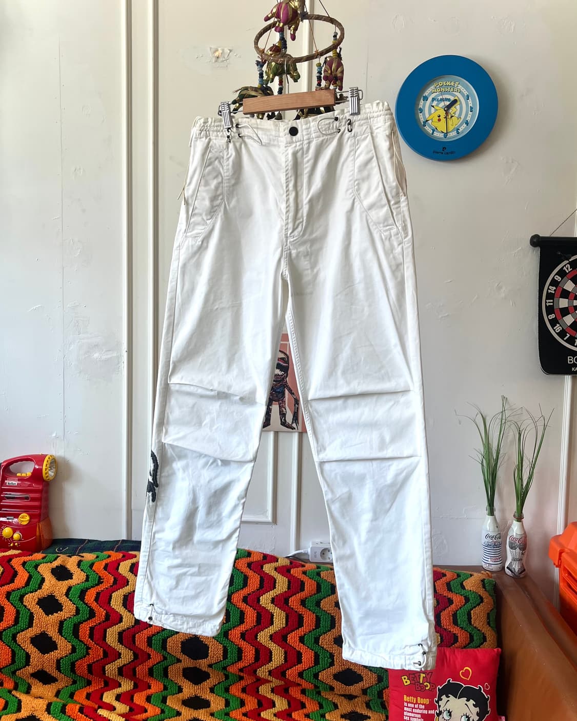 Maharishi Archive White Cotton Pants 상품이미지3