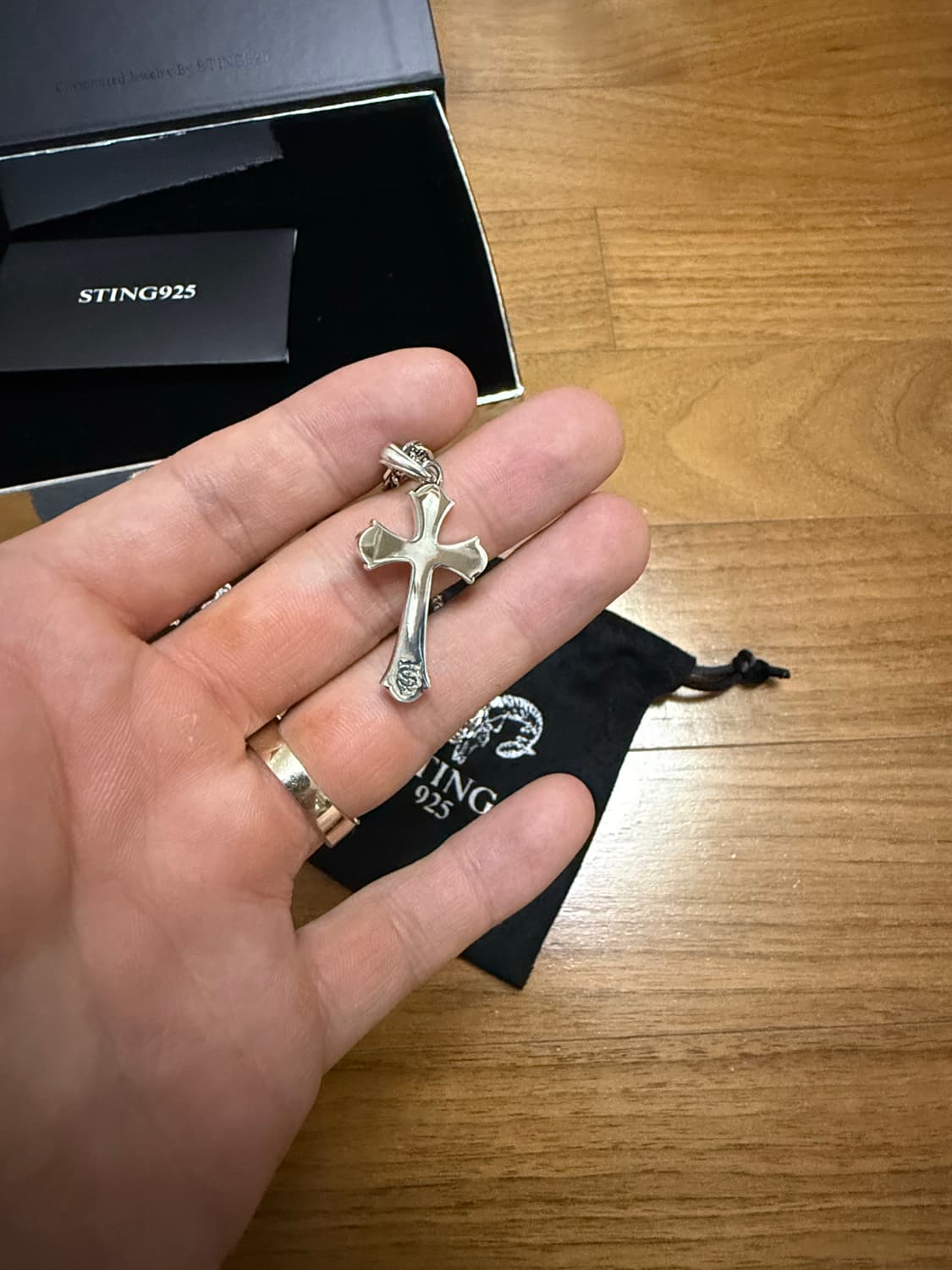 스팅925 Royal Cross Pendant L사이즈 상품이미지3