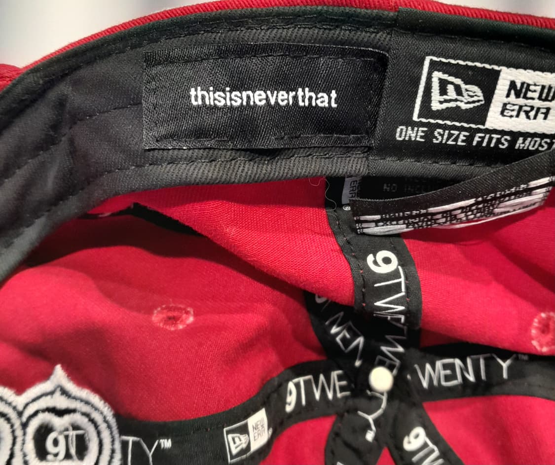 💥디스이즈네버댓 x 뉴에라 보스턴 볼캡 (레드)
 상품이미지8