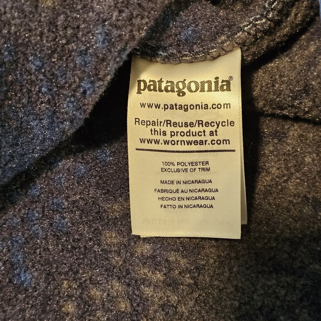 20FW 파타고니아 신칠라 스냅-T 네이비/블루 니카라과 상품이미지5