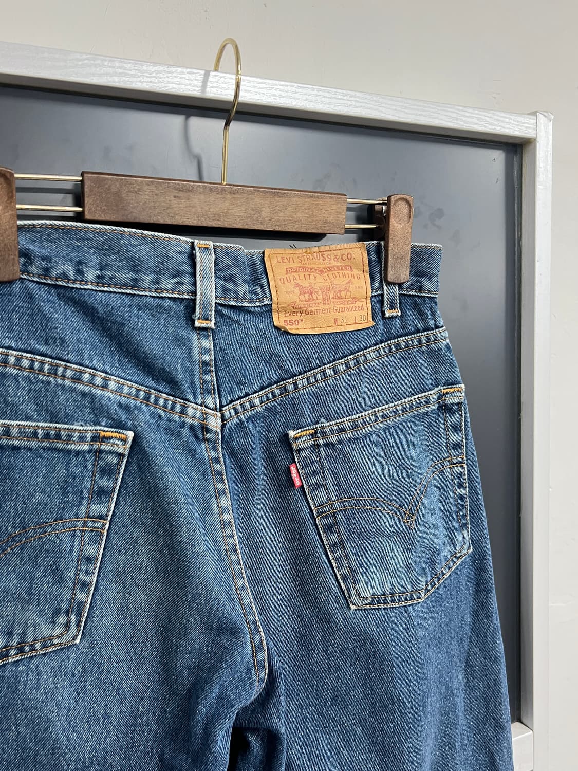 90s Levis 리바이스 릴렉스드 핏 데님 팬츠 상품이미지2