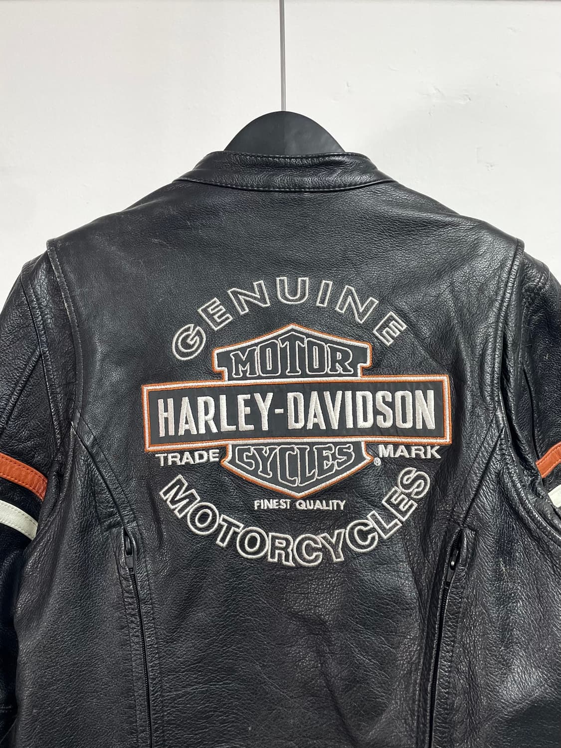  할리데이비슨 우먼스 로고 라이더 가죽자켓 (on.390)   상품이미지4