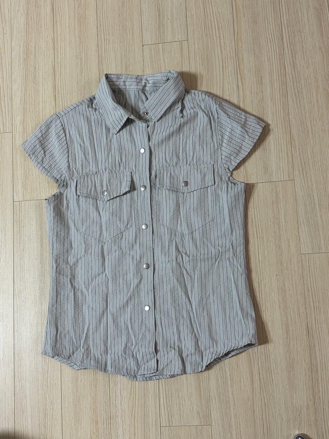 (실착1회) 연카키 반소매셔츠 상품이미지1