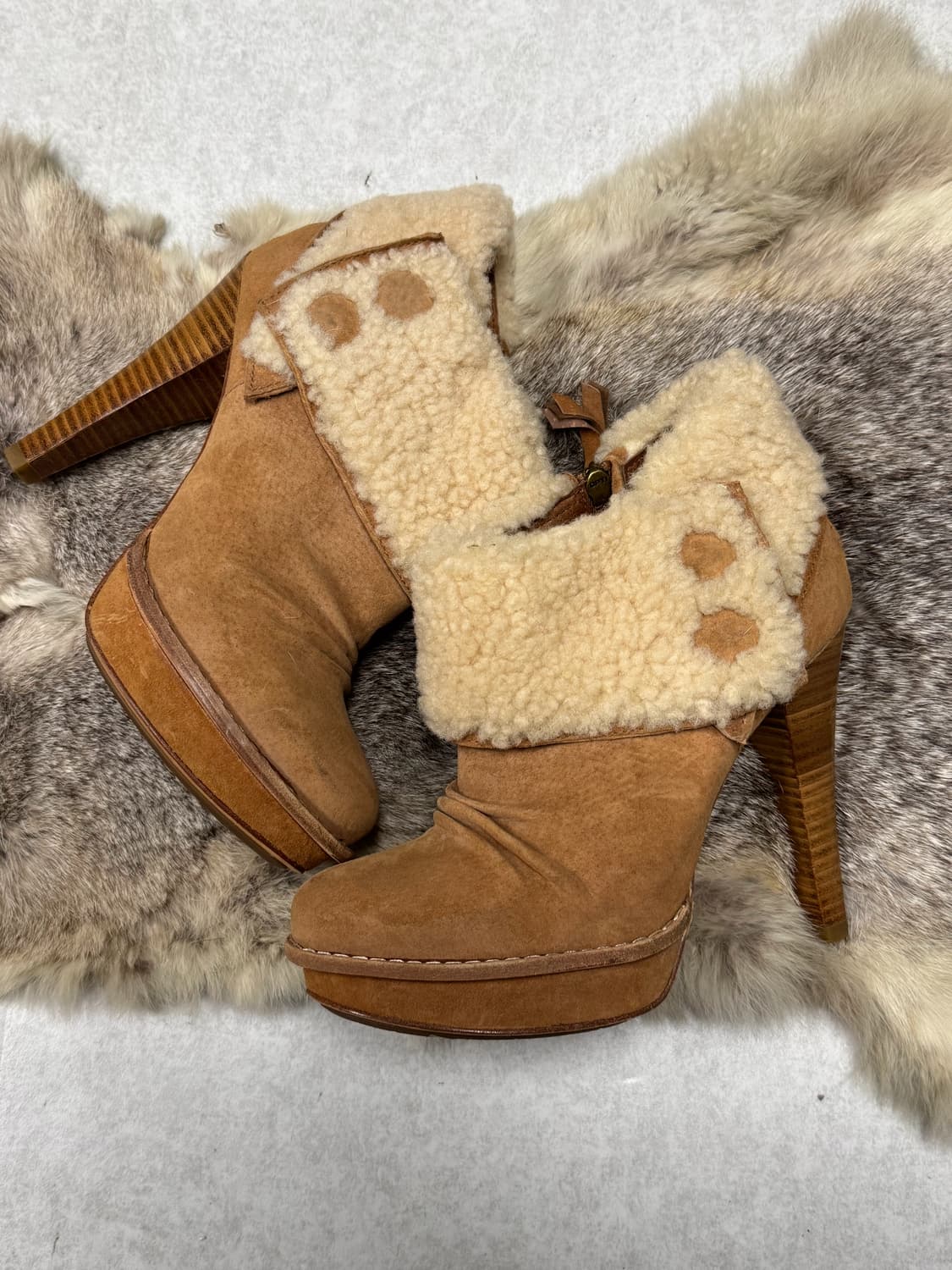 UGG 갸루 Georgette High heel Bootie 상품이미지5