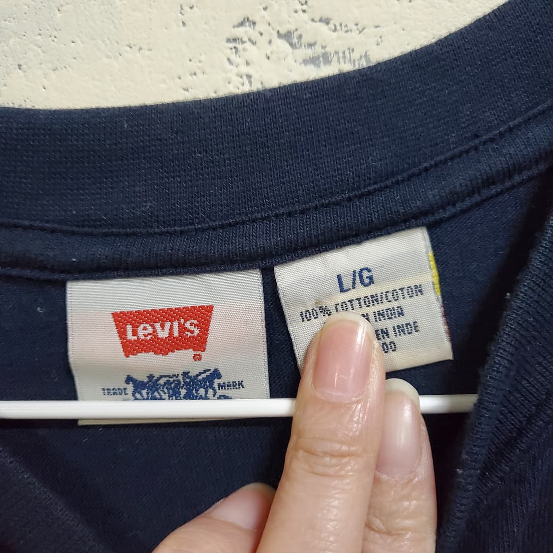 리바이스 네이비 빈티지 반팔 티셔츠  상품이미지3