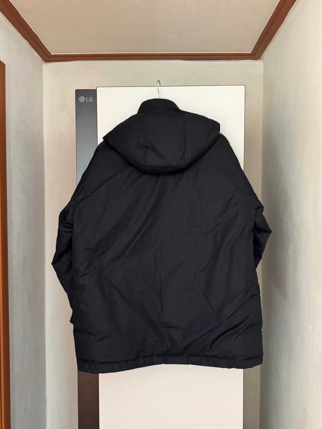 포터 클래식 쉰 나일론 다운자켓 패딩 블랙 2 상품이미지5