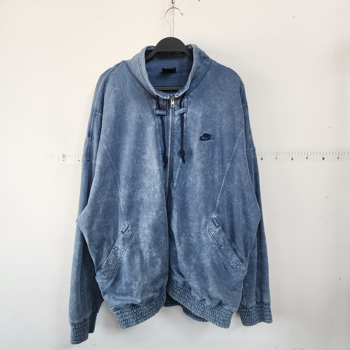 나이키 블루 워싱 빈티지 집업 자켓 상품이미지1