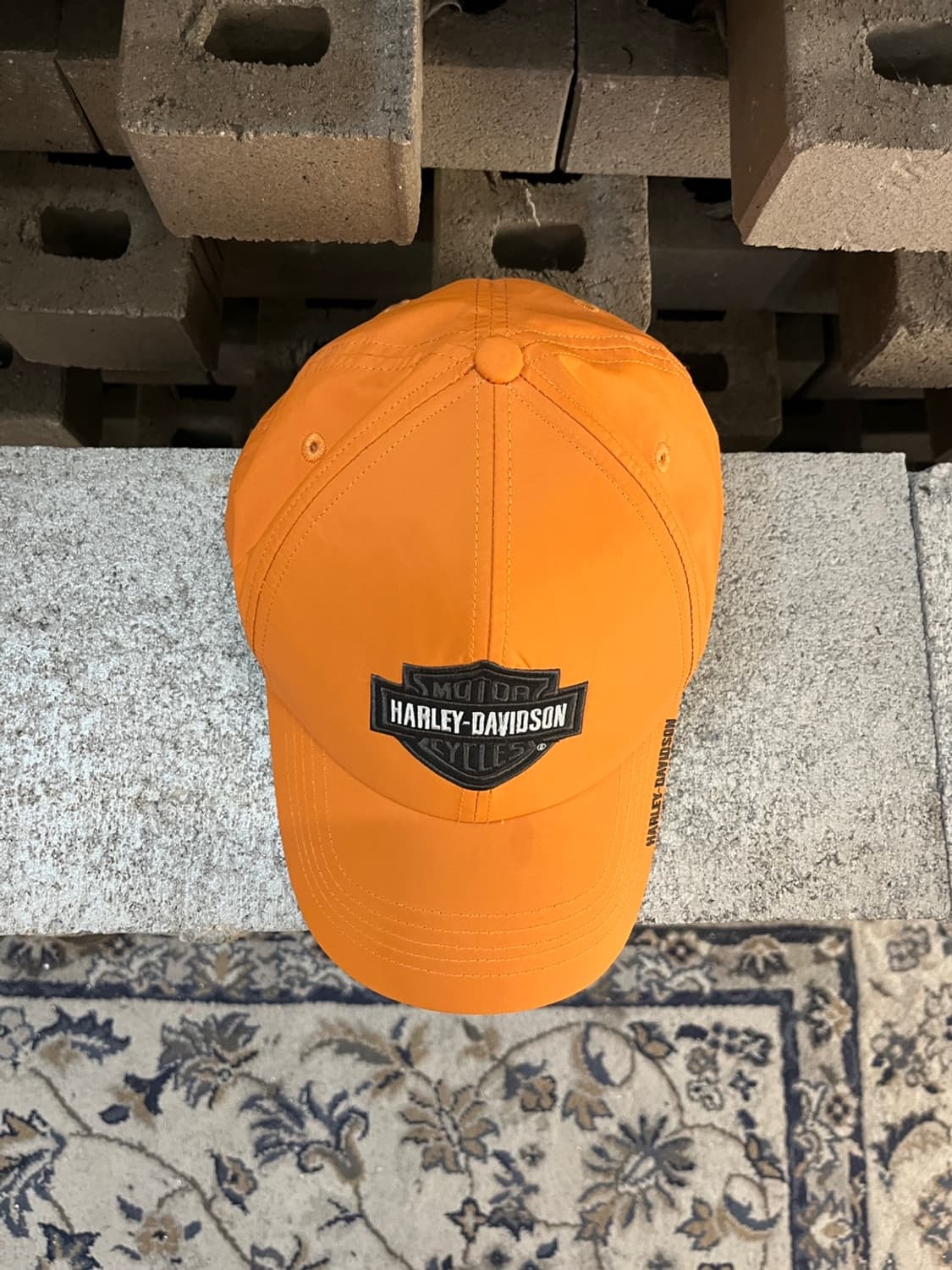 할리데이비슨 헤리티지 오렌지 캡 상품이미지2
