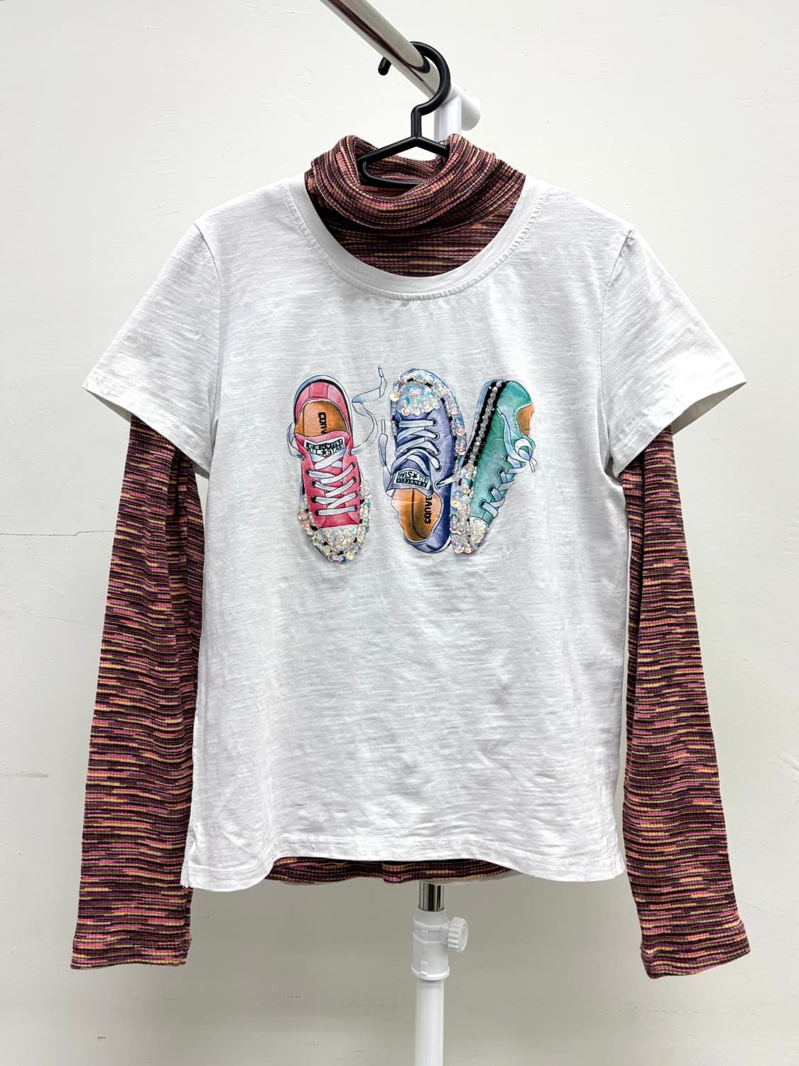 빈티지 레이어드 코디 세트 상품이미지1