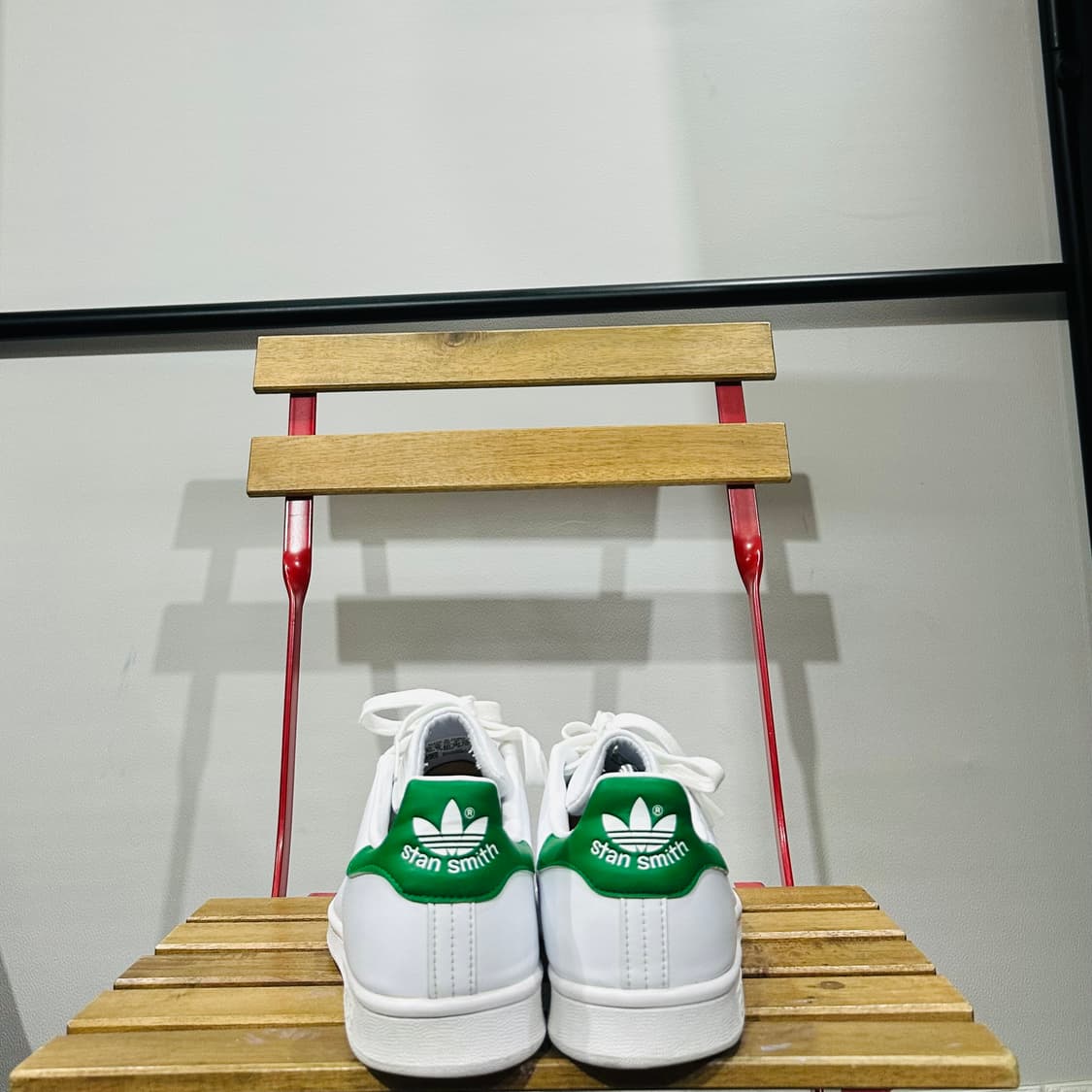 285) 아디다스 운동화 남성 남자 신발 스탠스미스 화이트 그린 상품이미지4