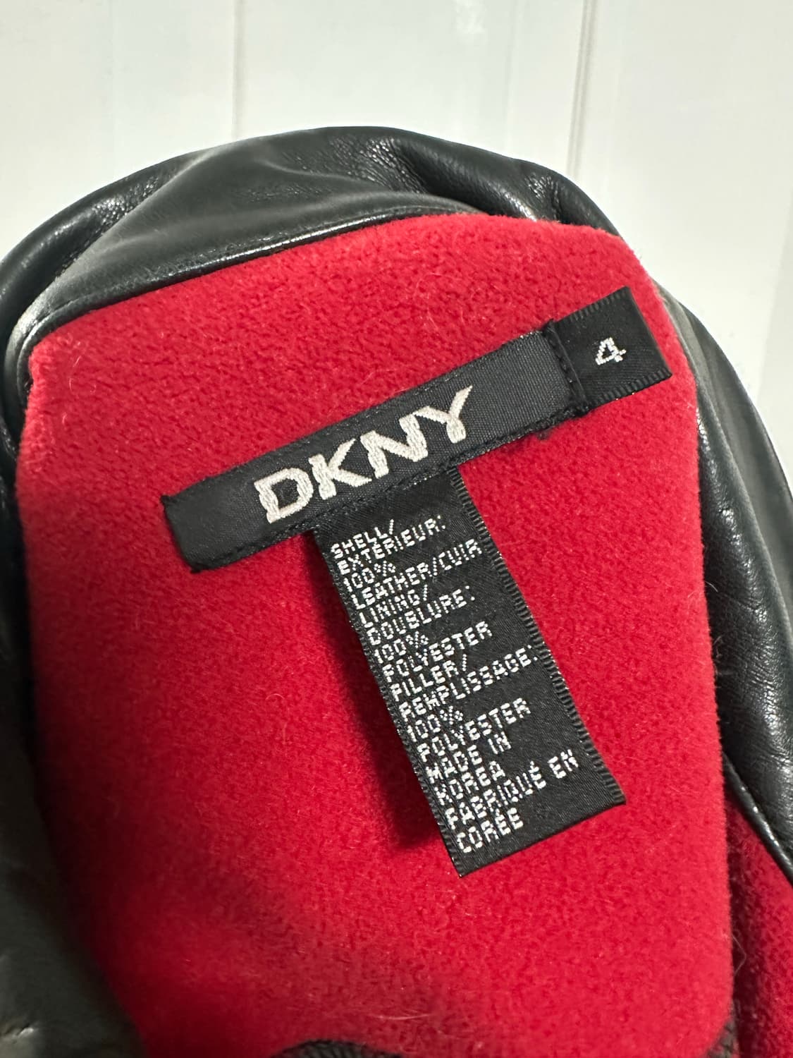 DKNY 레더 자켓 상품이미지3