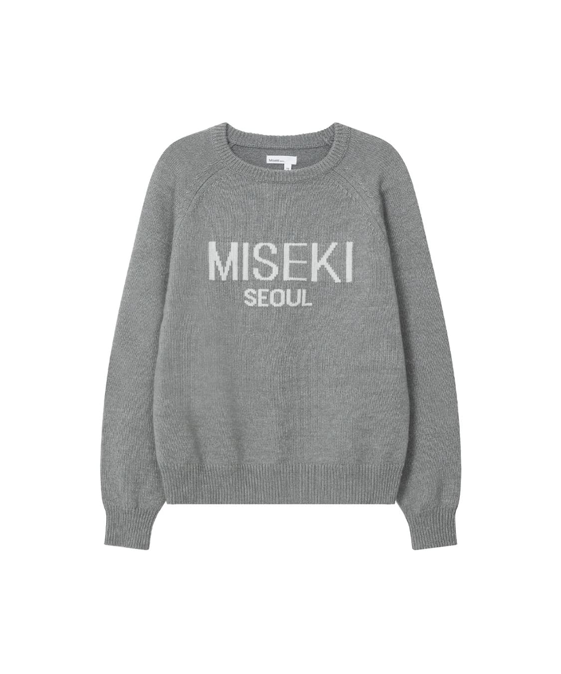 Misekiseoul logo knit GREY 상품이미지1