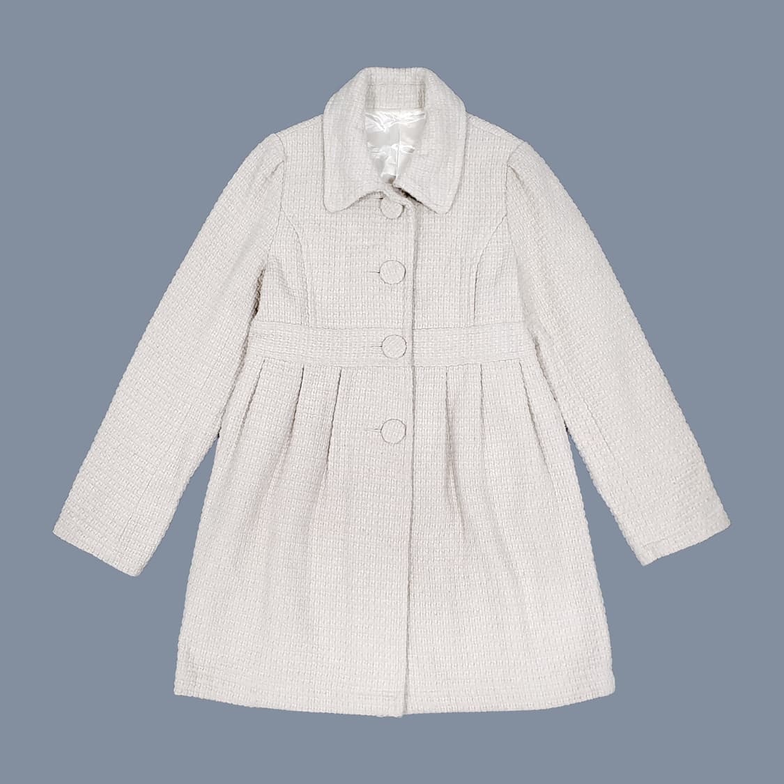 아이보리 베이비돌 울 코트 상품이미지1