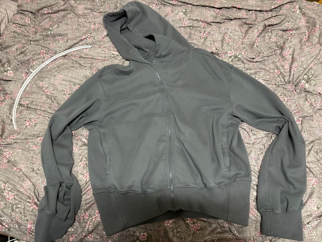 XL) 누마레ee 후드집업 그레이 판매해요. 상품이미지1