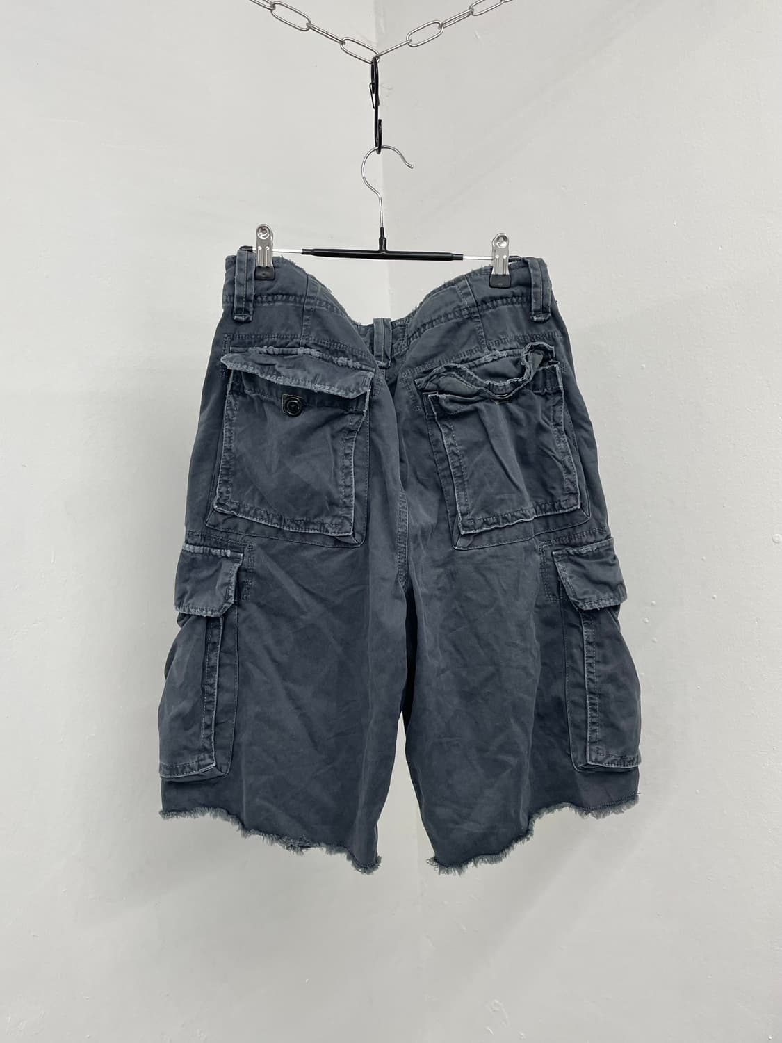 아메리칸이글 네이비 자수 버뮤다 팬츠 상품이미지6