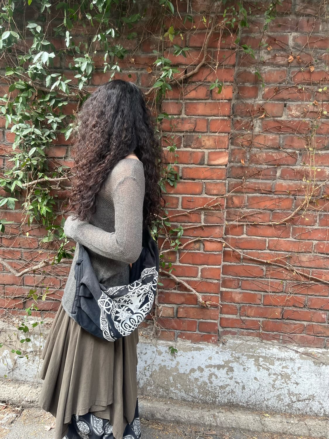 히피 에스닉 문양 크로스 백 상품이미지3