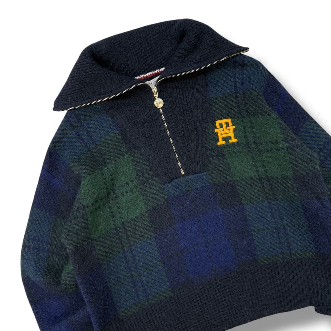 타미힐피거 반집업 패턴니트 r1928  상품이미지3