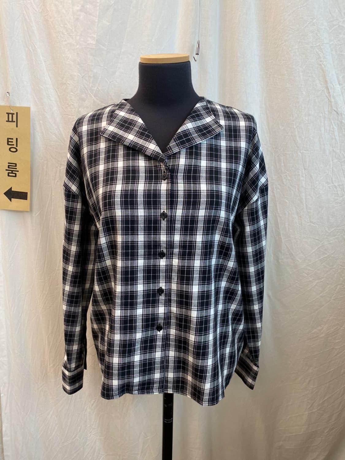 EARTH MUSIC & ECOLOGY 체크블라우스(F) 상품이미지1