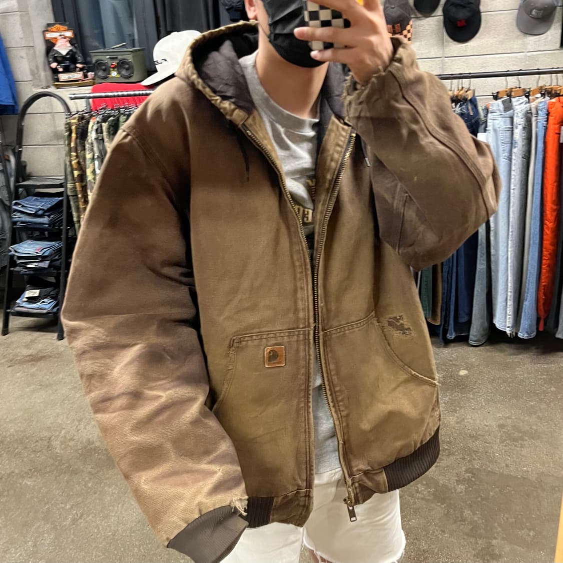 Carhartt J130 액티브 후드 자켓 (115) 상품이미지7