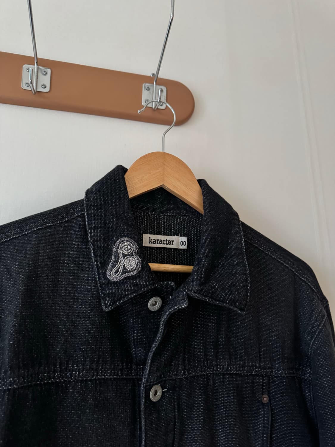 카락터 웨스턴 흑청 자켓 상품이미지7