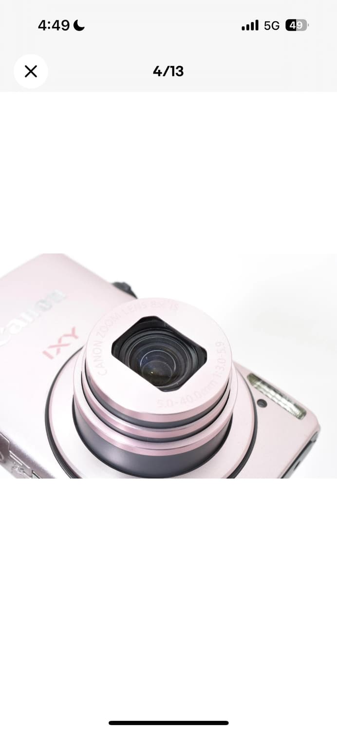 민트급) 캐논 익시 IXY 600F 한정판 핑크 상품이미지4