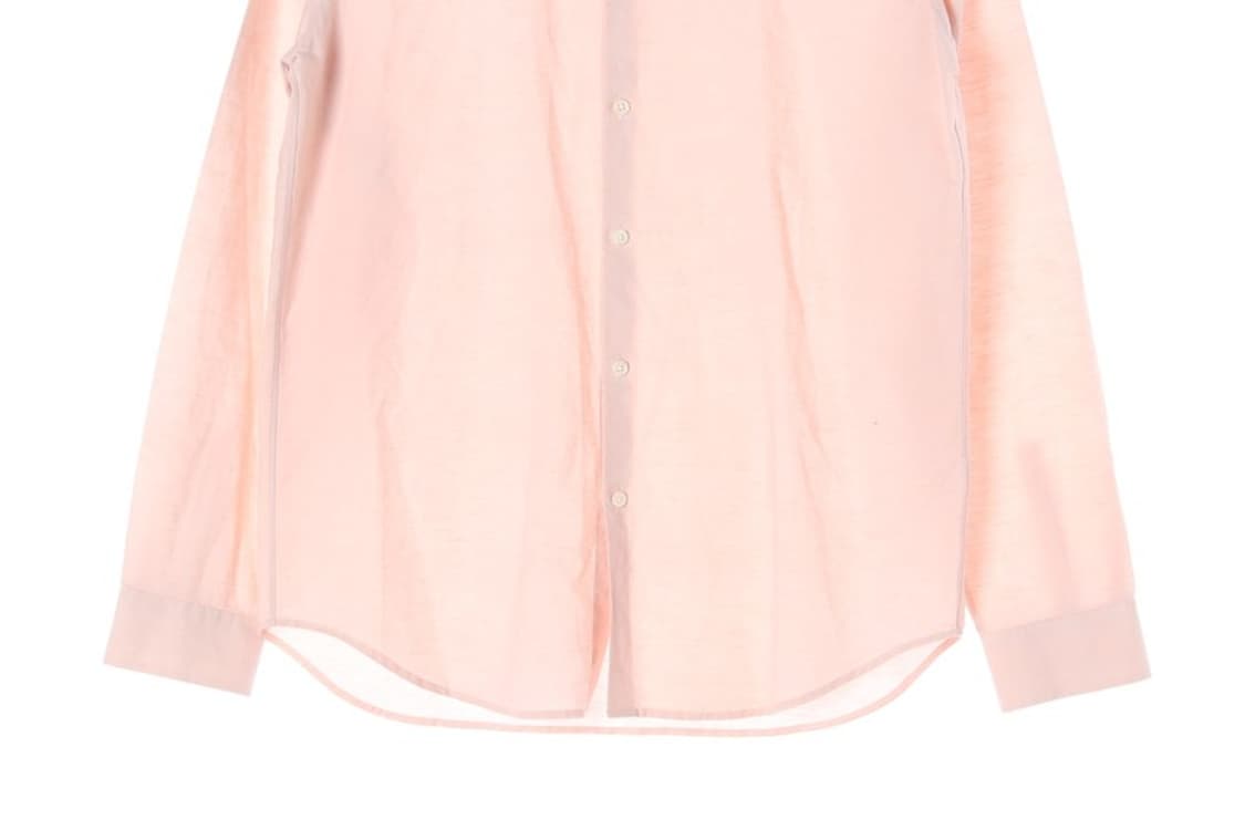 THEORY 연핑크 베이직 셔츠 L 상품이미지4