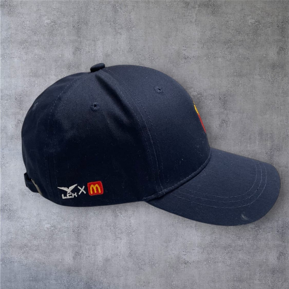 맥도날드 x LCK 콜라보 한정판 네이비 볼캡 모자 상품이미지4