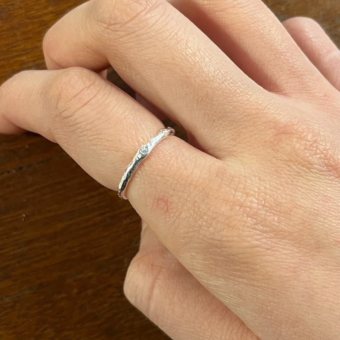 새상품 여성 오픈링 문양 반지 은반지 실버링 상품이미지3