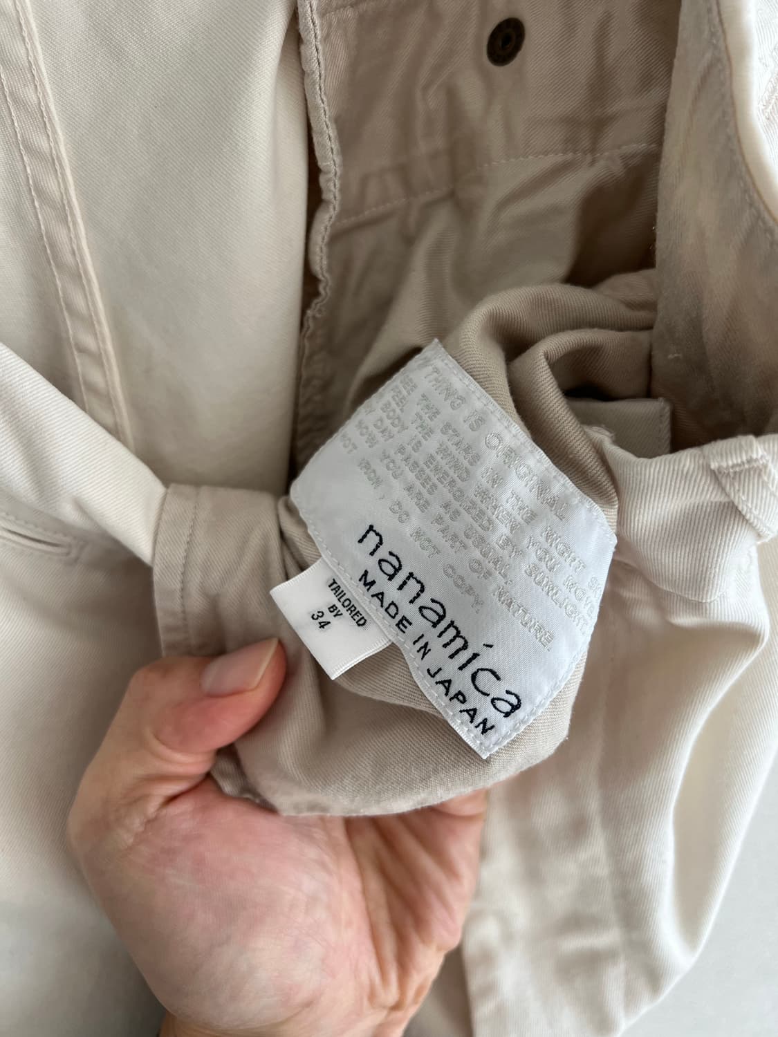 nanamica 나나미카 와이드 치노 팬츠 34 상품이미지7