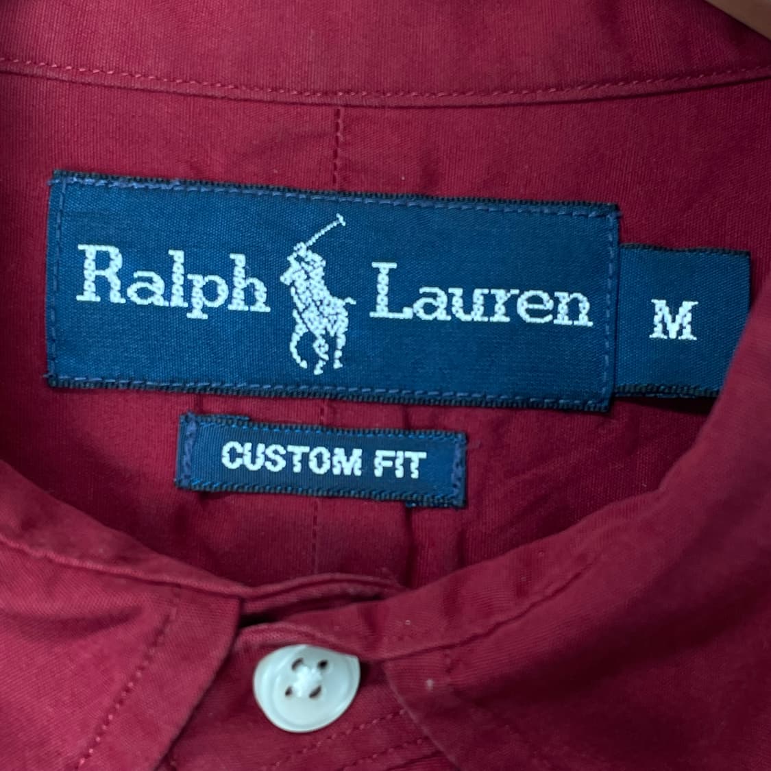 랄프로렌 빨간색 셔츠 M 상품이미지4
