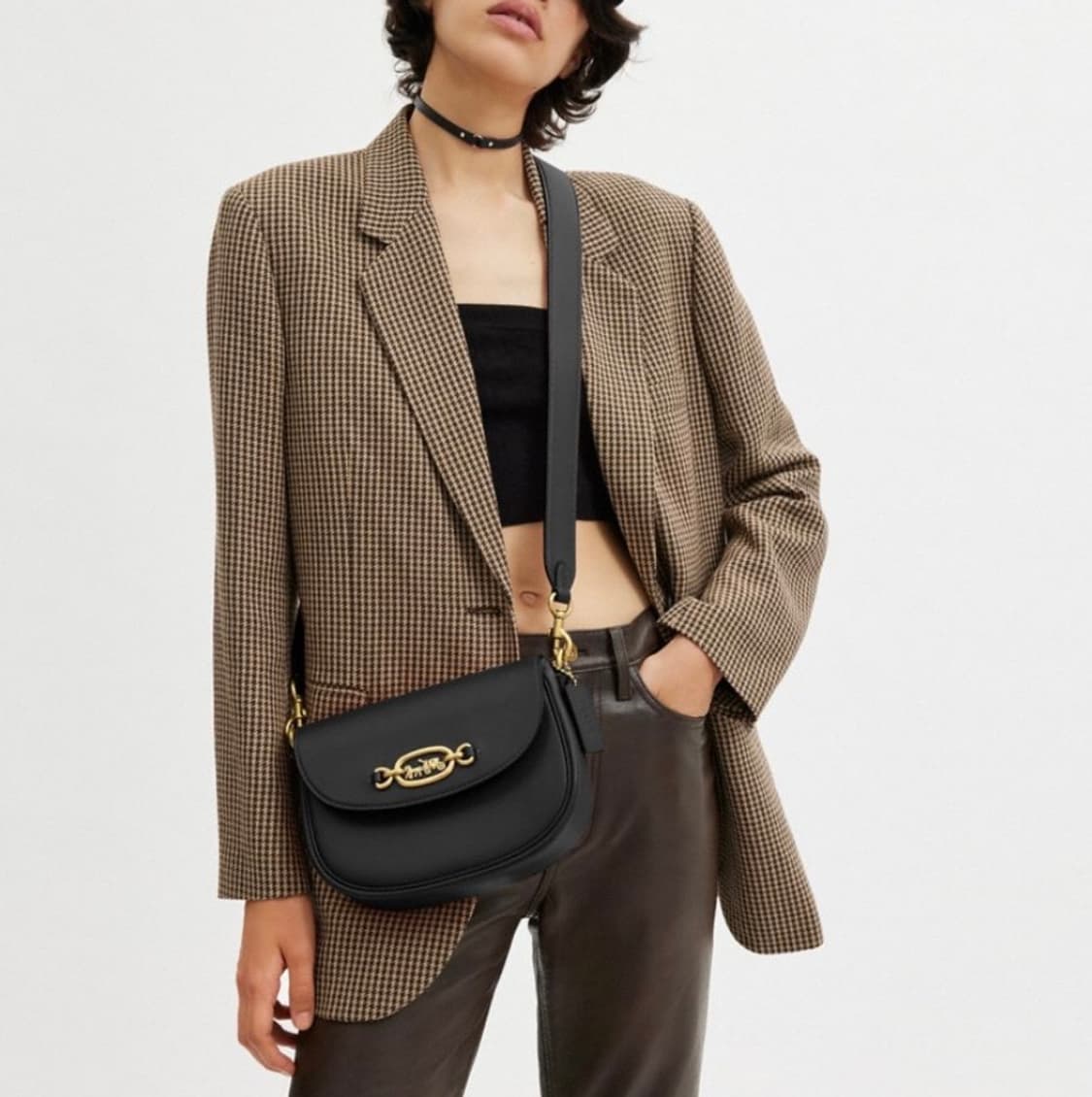 COACH 코치 할리 숄더백 블랙 상품이미지10