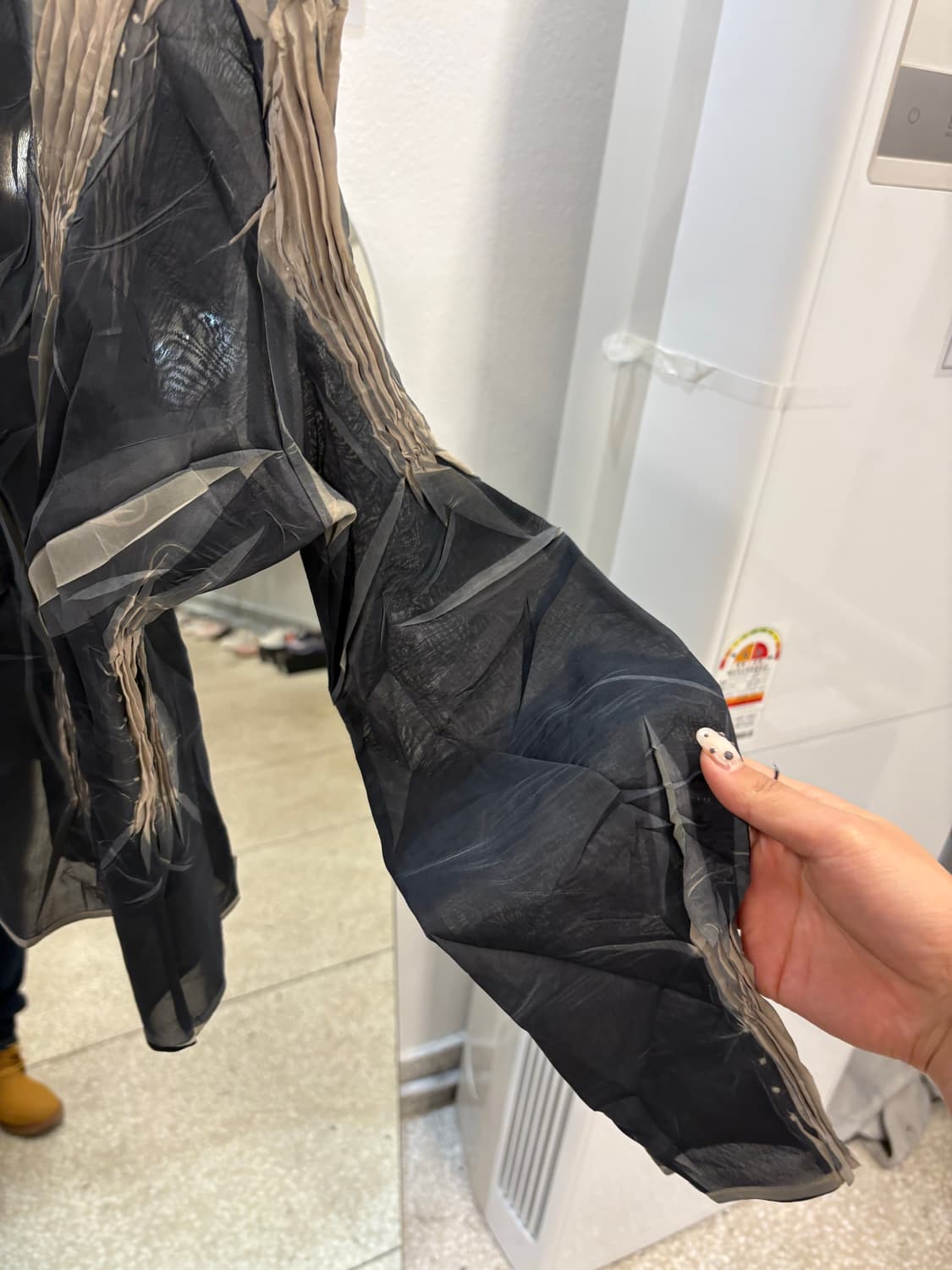 Specchio pleats shirt 상품이미지2