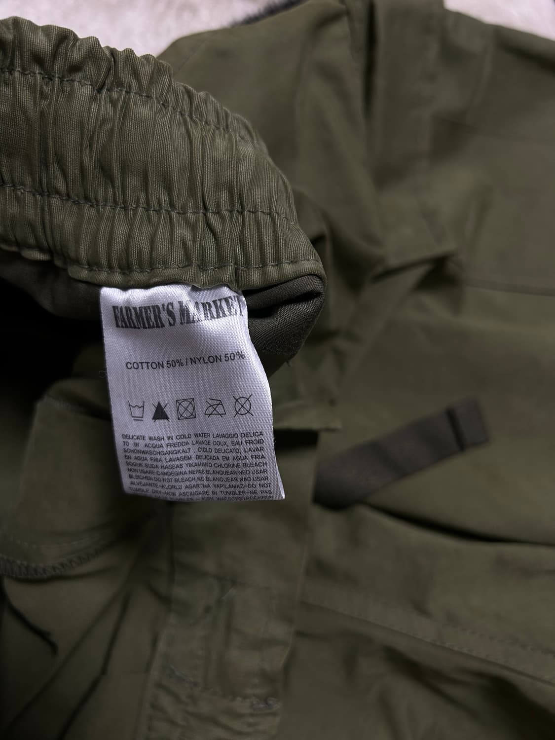 파머스마켓 나일론 카고 벌룬 팬츠/올리브그린 상품이미지5