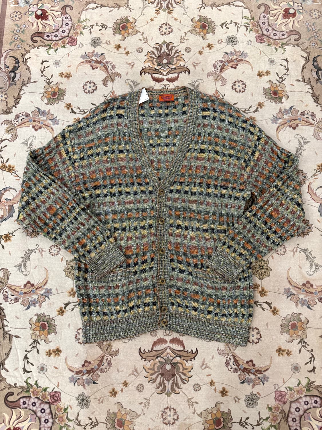 미쏘니 멀티컬러 에스닉 가디건 상품이미지1