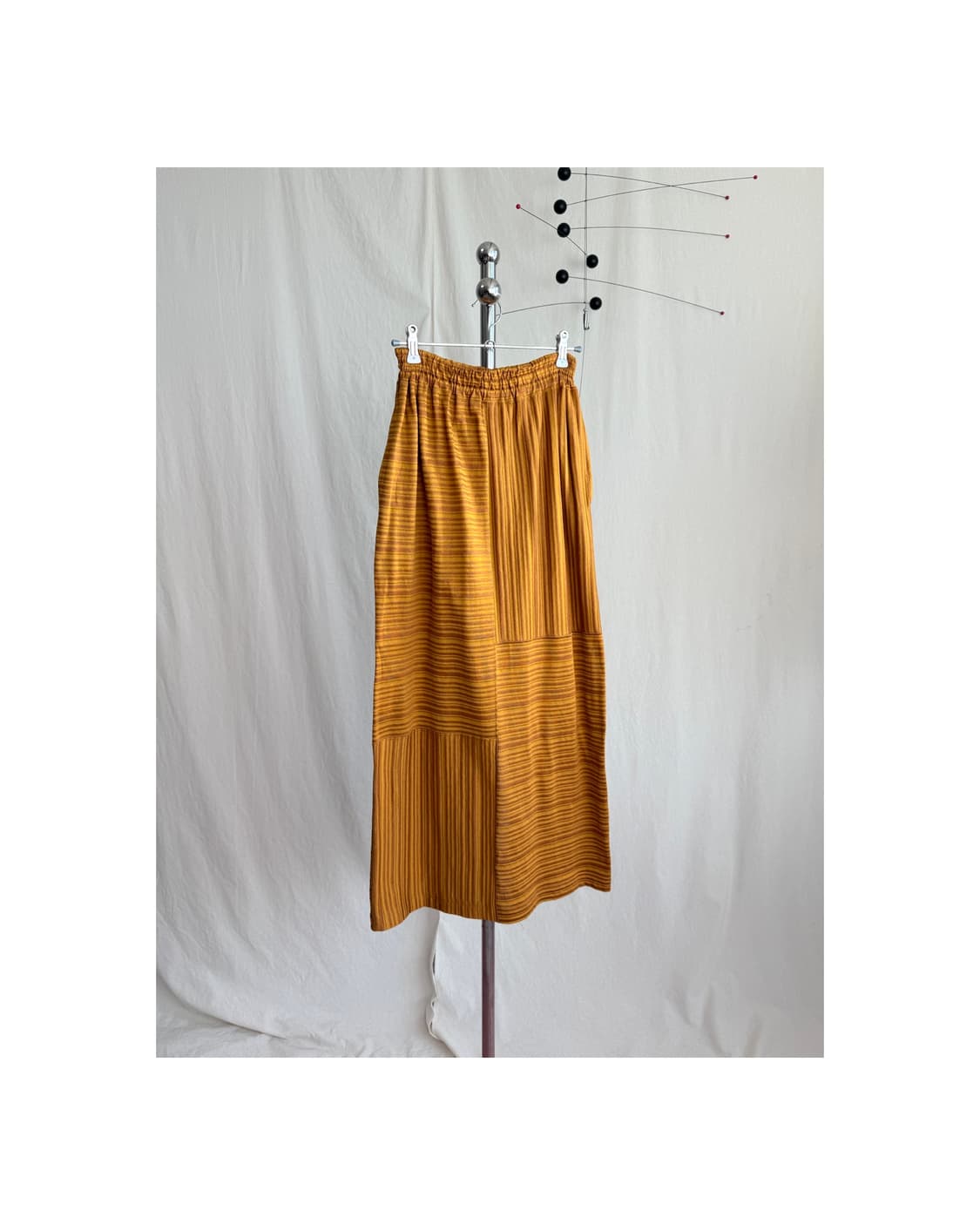 HAI by Issey Miyake 스트라이프 롱 스커트 상품이미지1