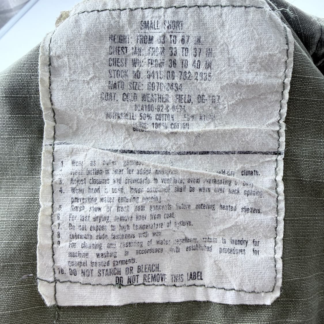 80s US Army M-65 필드자켓 상품이미지5