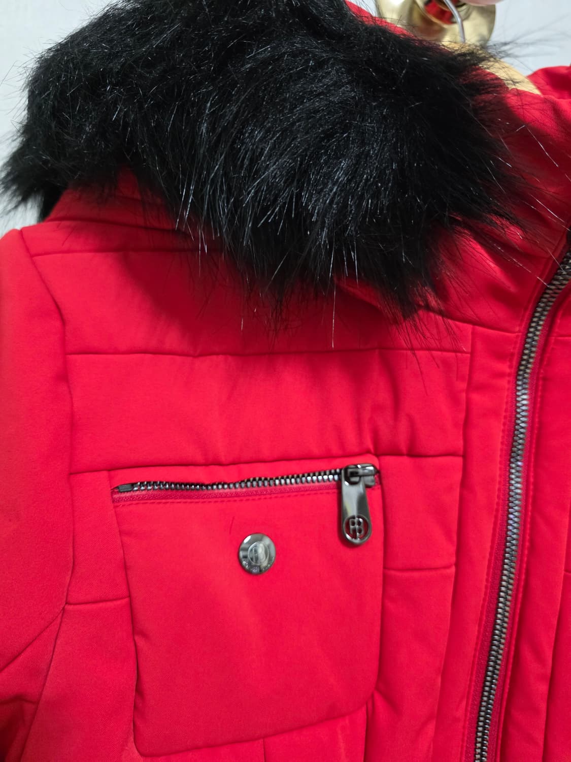 [새제품] 쁘아블랑 스칼렛 레드 여성 스트레치 스키 자켓 L 상품이미지7