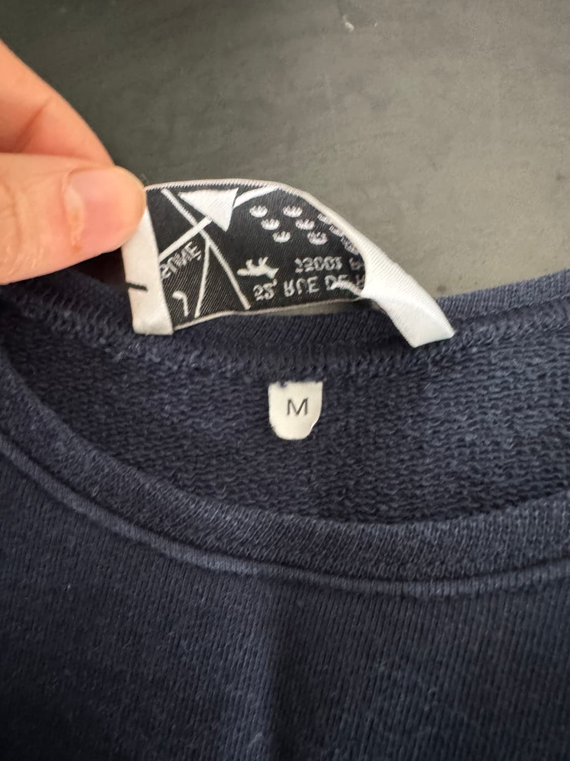 여성 일본 메종키츠네 네이비 맨투멘 M 상품이미지4