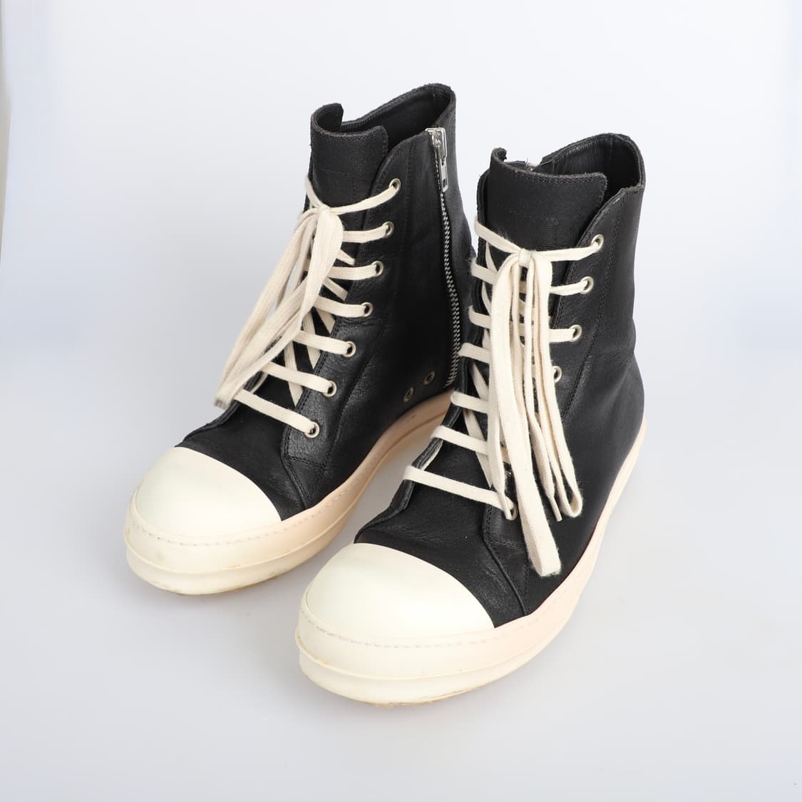 42.5 / Rick Owens 릭오웬스 라몬즈 하이 블랙 LPDP 상품이미지1