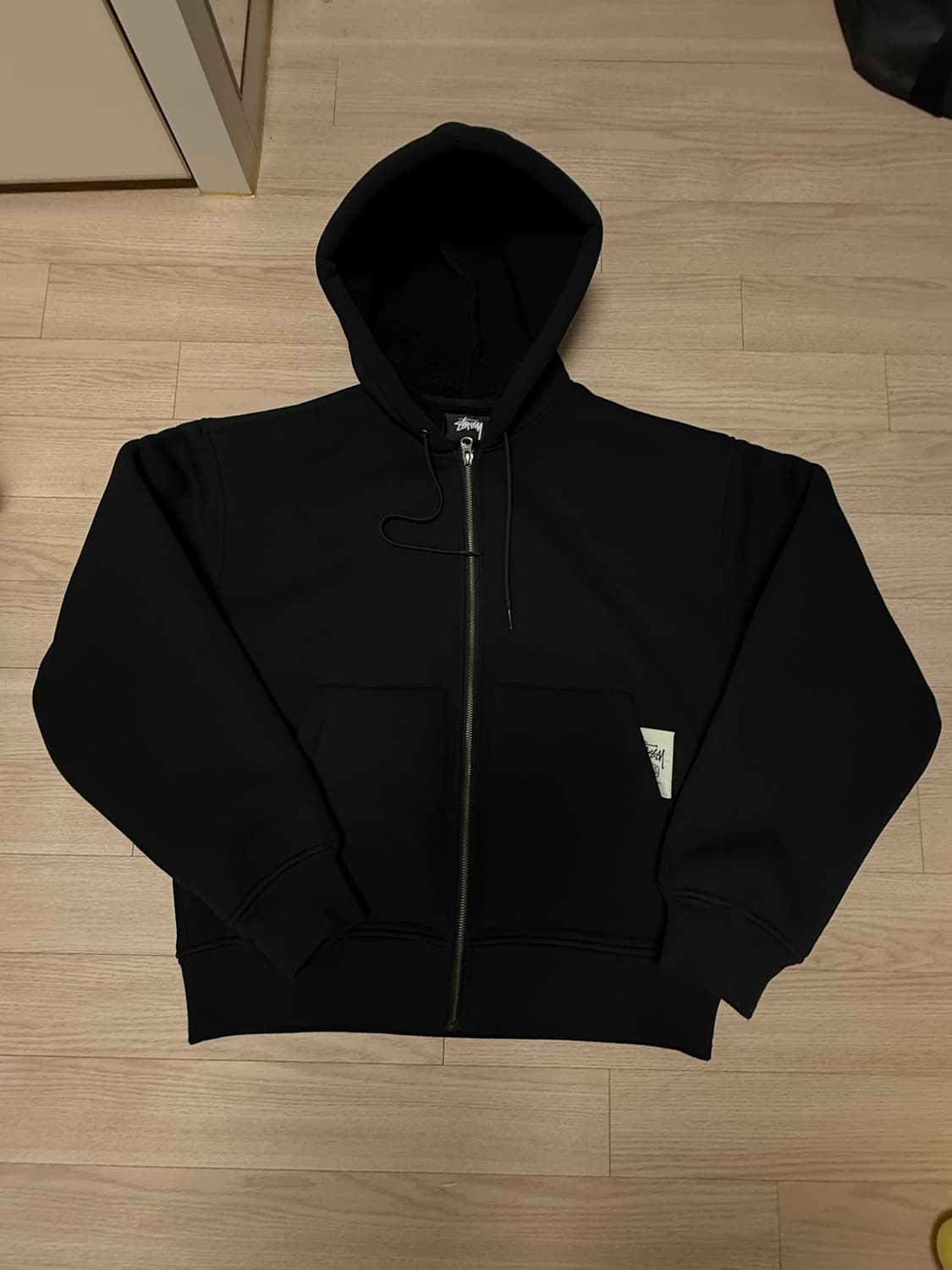 스투시 패치 집 니트 후디 상품이미지1