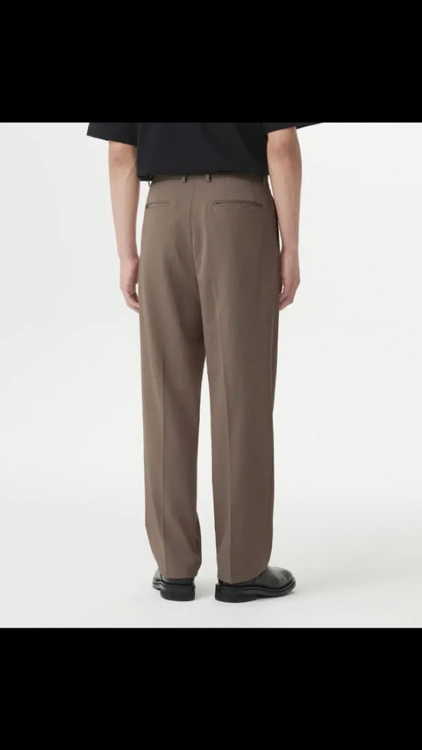 무신사 스탠다드 쓰리 턱 세미 벌룬 슬랙스 29 상품이미지2