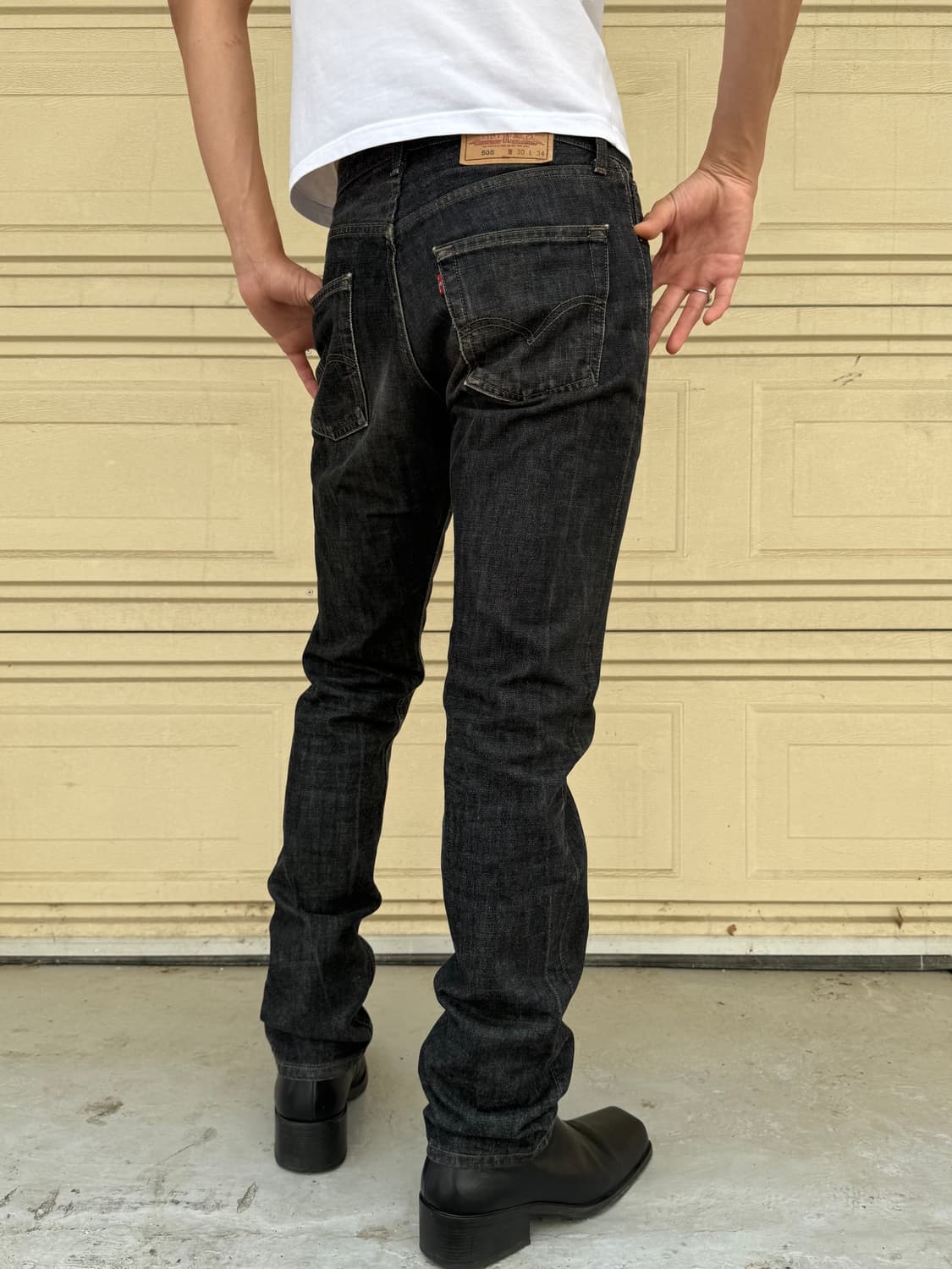 Black faded Levi’s 505(30x34) 상품이미지3