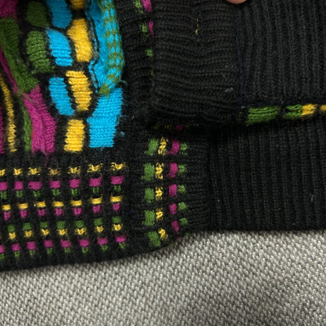 빈티지 케이블 니트 가디건(F) 상품이미지2