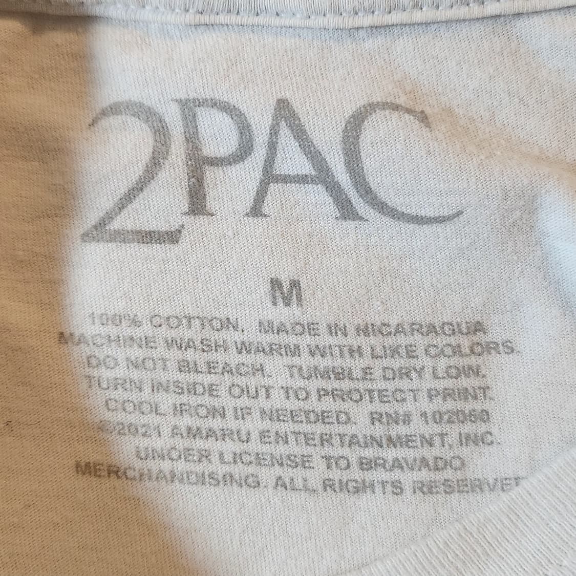 2PAC 투팍 Changes 빈티지 그래픽 티셔츠 M 상품이미지4