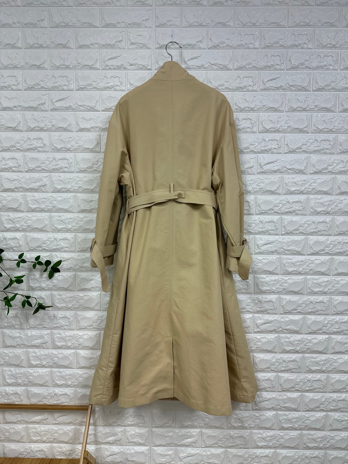 (F)뮤제라 RAON 라온 하이넥 트렌치 코트 베이지 상품이미지5